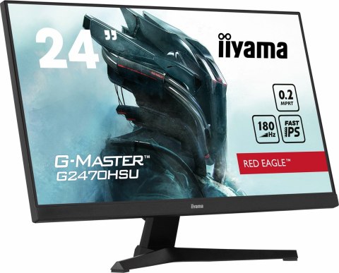 Iiyama G-MASTER G2470HSU-B6 monitor komputerowy 60,5 cm (23.8") 1920 x 1080 px Full HD LCD Czarny