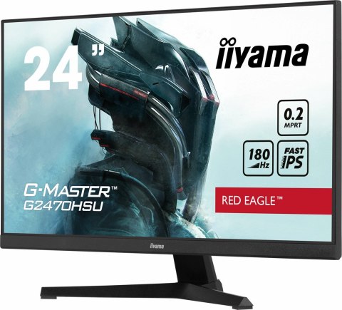 Iiyama G-MASTER G2470HSU-B6 monitor komputerowy 60,5 cm (23.8") 1920 x 1080 px Full HD LCD Czarny