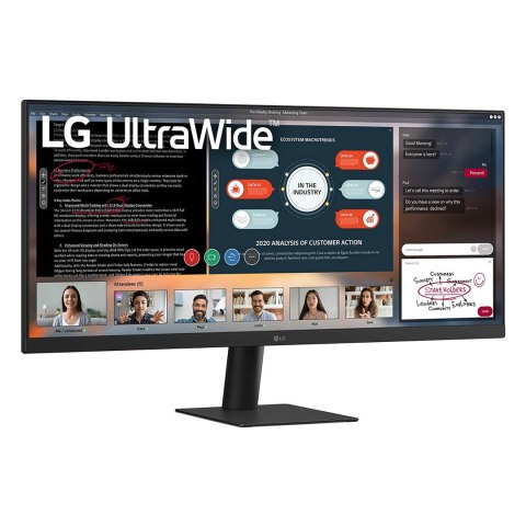 LG 29U511A-B monitor komputerowy 73,7 cm (29") 2560 x 1080 px WFHD LCD Czarny