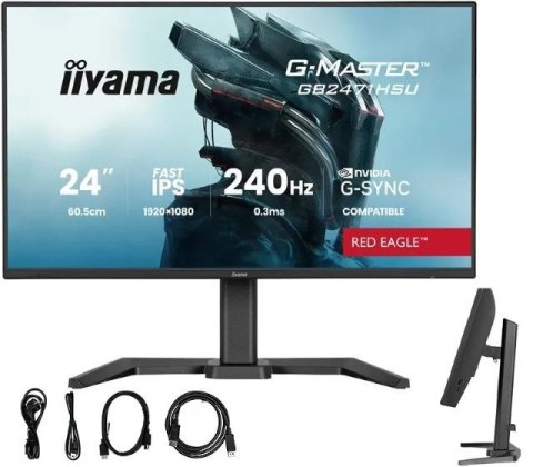 MONITOR IIYAMA LED Fast IPS 23,8" GB2471HSU-B1 Red Eagle 240Hz