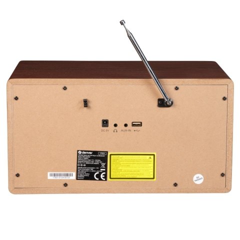 Denver MDA-525DW Osobisty odtwarzacz CD Drewno