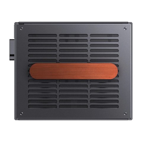 Obudowa Jonsbo T6, Mini-Tower, Mini-ITX, Tempered Glass, Holz - czarna