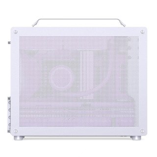 Obudowa Jonsplus Z20 GEJP-023 Mesh PC, Mini Tower, Micro-ATX, z uchwytem do przenoszenia - biała