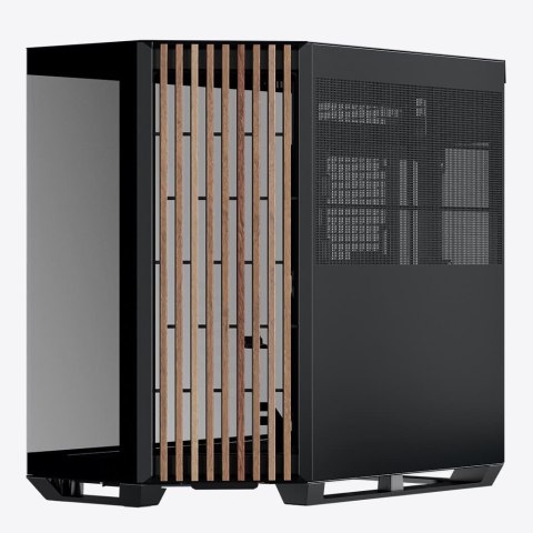 Obudowa PC APNX V1, Midi-Tower, ATX, Tempered Glass, Holz, schwarz