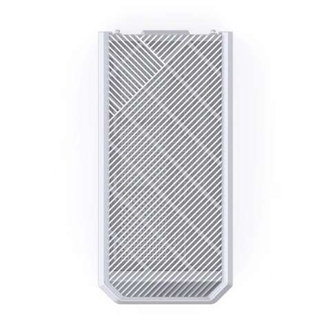 Obudowa PC Jonsbo D400, Midi Tower, ATX, Szkło Hartowane - biała