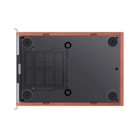 Obudowa PC Jonsbo T7, Midi-Tower, mATX, Szkło Hartowane - srebrne