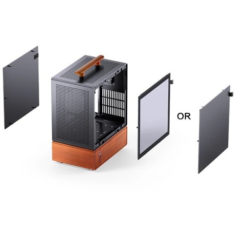 Obudowa PC Jonsbo T7, Midi-Tower, mATX, Szkło hartowane