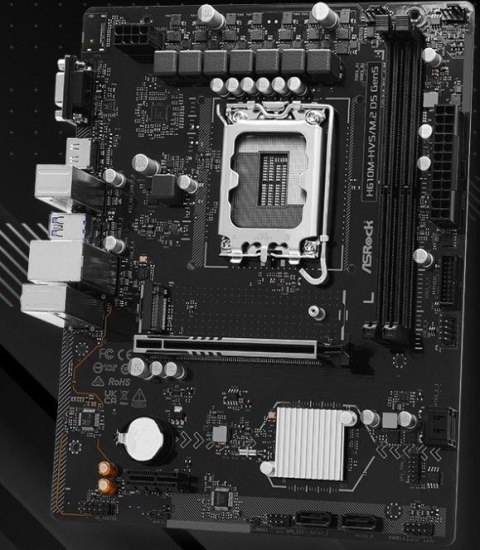 Płyta główna Asrock H610M-HVS/M.2 D5 GEN5