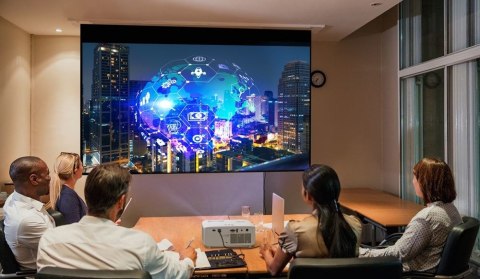 Optoma ZW350E projektor danych Projektor ultrakrótkiego rzutu 4000 ANSI lumenów DLP WXGA (1280x800) Kompatybilność 3D Biały