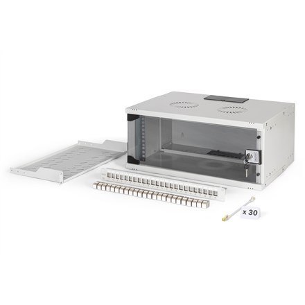 Pakiet sieciowy 19", szafa 4U i sprzęt, wersja gr SOHO Pro, bez montażu