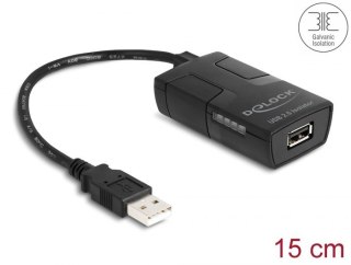 DeLOCK Izolator USB 2.0 Typu-A męski na żeński z izolacją 5 kV dla linii przesyłu danych