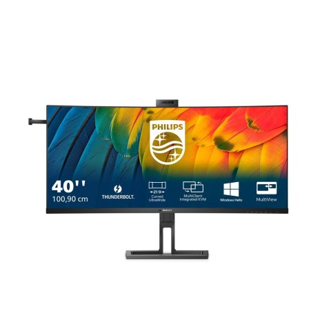 Philips 40B1U6903CH/00 monitor komputerowy 100,8 cm (39.7") 5120 x 2160 px 5K Ultra HD LCD Czarny
