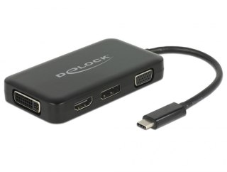 DeLOCK 63929 stacja dokująca USB 2.0 Type-C Czarny