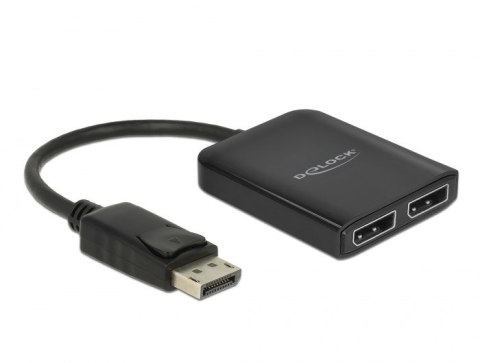 DeLOCK DisplayPort 1.4 Splitter 1 x DisplayPort w 2 x DisplayPort MST