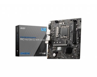 MSI PRO H610M-G WIFI DDR4 płyta główna Intel H610 LGA 1700 micro ATX