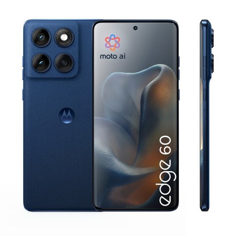 Motorola edge 60 16,9 cm (6.67") Dual SIM Android 15 5G USB Type-C 12 GB 512 GB 5200 mAh Niebieski