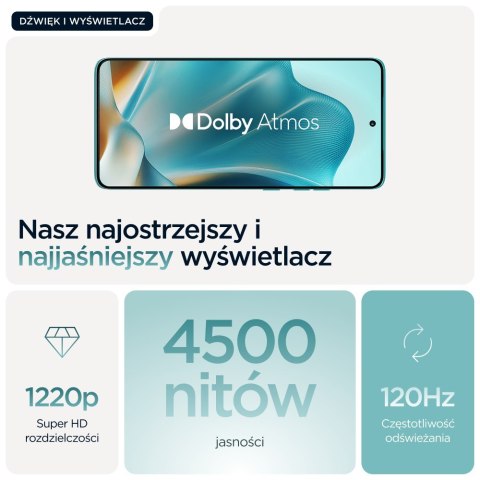 Motorola edge 60 fusion 16,9 cm (6.67") Dual SIM Android 15 5G USB Type-C 8 GB 256 GB 5200 mAh Turkusowy