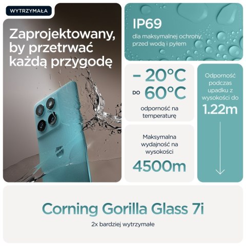 Motorola edge 60 fusion 16,9 cm (6.67") Dual SIM Android 15 5G USB Type-C 8 GB 256 GB 5200 mAh Turkusowy