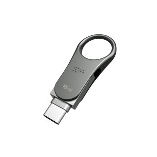 Pendrive Silicon Power Mobile C80 16GB USB 3.1/Type-C Silver