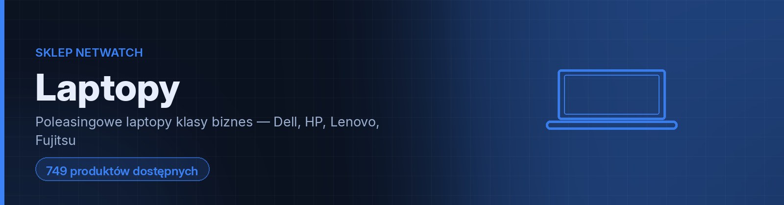 Laptopy — sklep NETWATCH