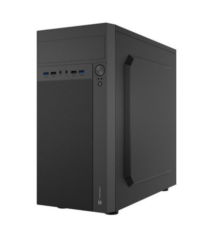 Obudowa zestawu Start — NATEC OBUDOWA PC HELIX MATX MINI TOWER USB-C CZARNA