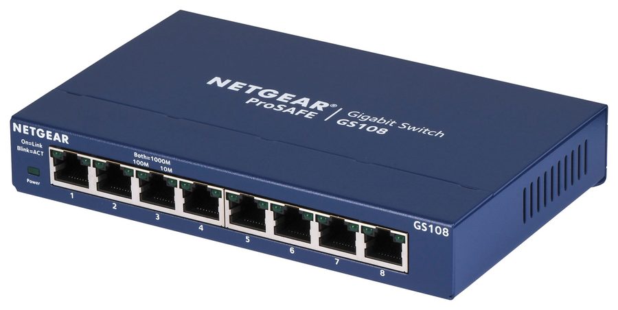 SWITCH NETGEAR GS108GE 8 X