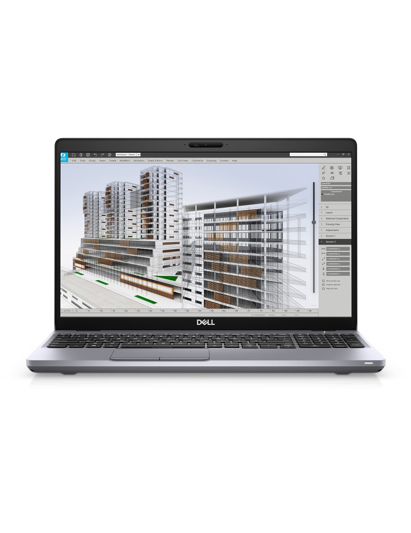 Laptop DELL Precision 3551 i7-10750H 32GB 256GB SSD NVMe FHD DOTYK QUADRO P620 W11