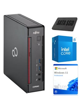 Miniaturowy Komputer Fujitsu Esprimo Q958 MicroSlim i5-8500 8GB 256GB Win11Pro Klasa A