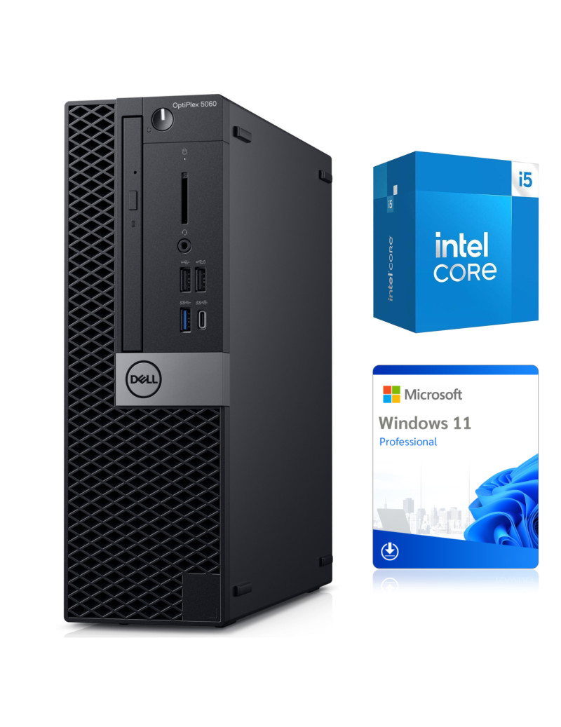 KOMPUTER STACJONARNY DELL OPTIPLEX 5060 SFF i5-8400 16GB 512GB SSD WIN11PRO KL A