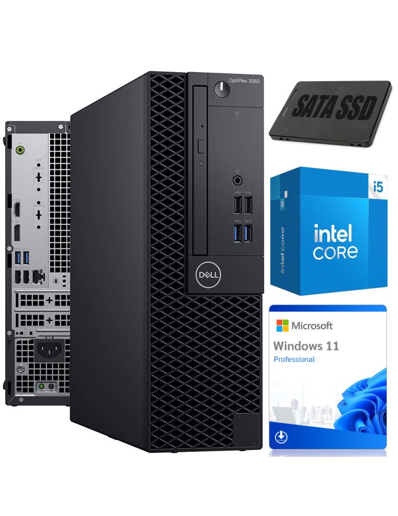 Komputer stacjonarny Dell 3060 SFF SLIM i5-8500 8GB 480GB SSD W11 KLASA A