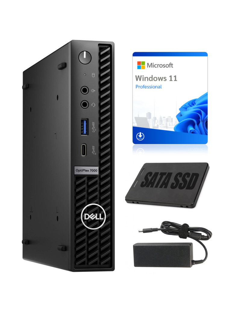 Miniaturowy Komputer Dell OptiPlex 7000 Micro i5-12500T 8GB 256GB SSD Win11Pro Klasa A