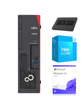 Komputer Stacjonarny Fujitsu ESPRIMO D538 SFF i3-9100 8GB 512GB SSD Win11Home Klasa A