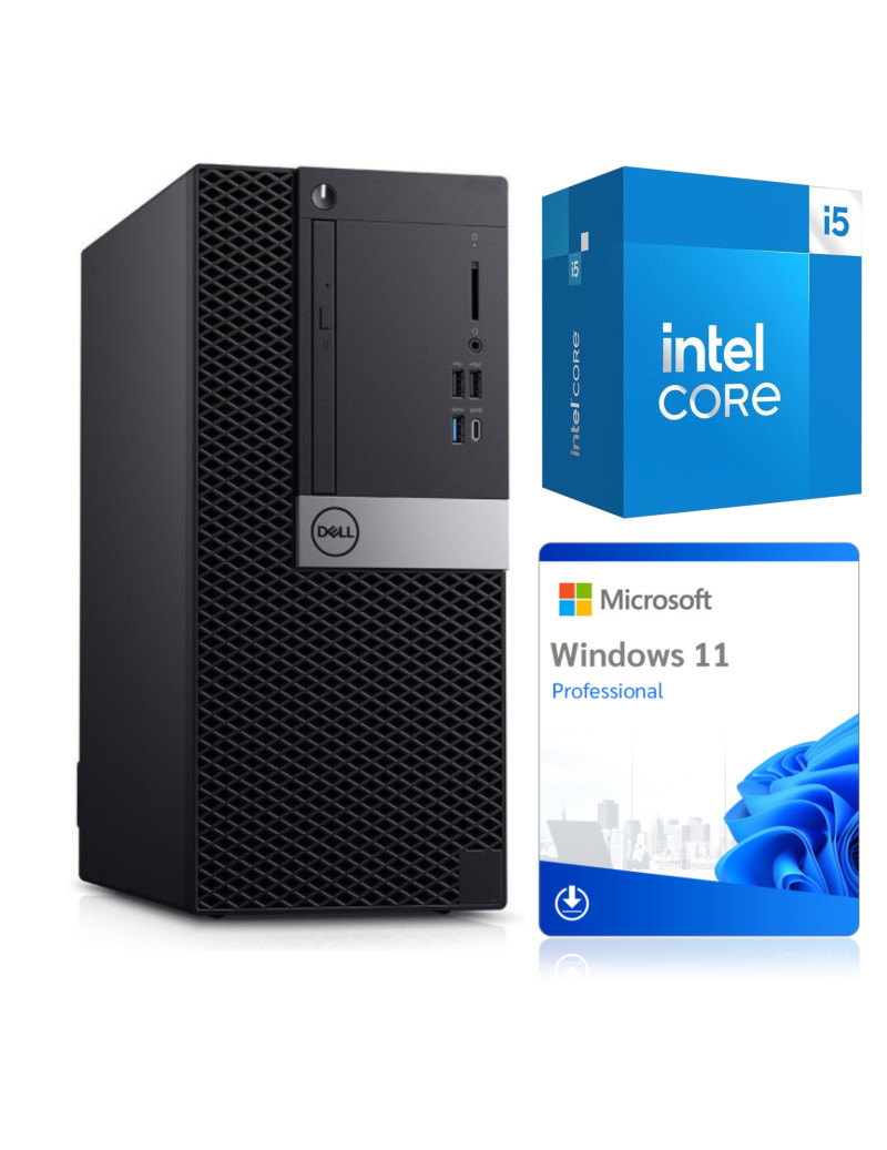 Komputer Stacjonarny Dell OptiPlex 7070 Tower i5-8500 8GB 500GB HDD Win11Pro