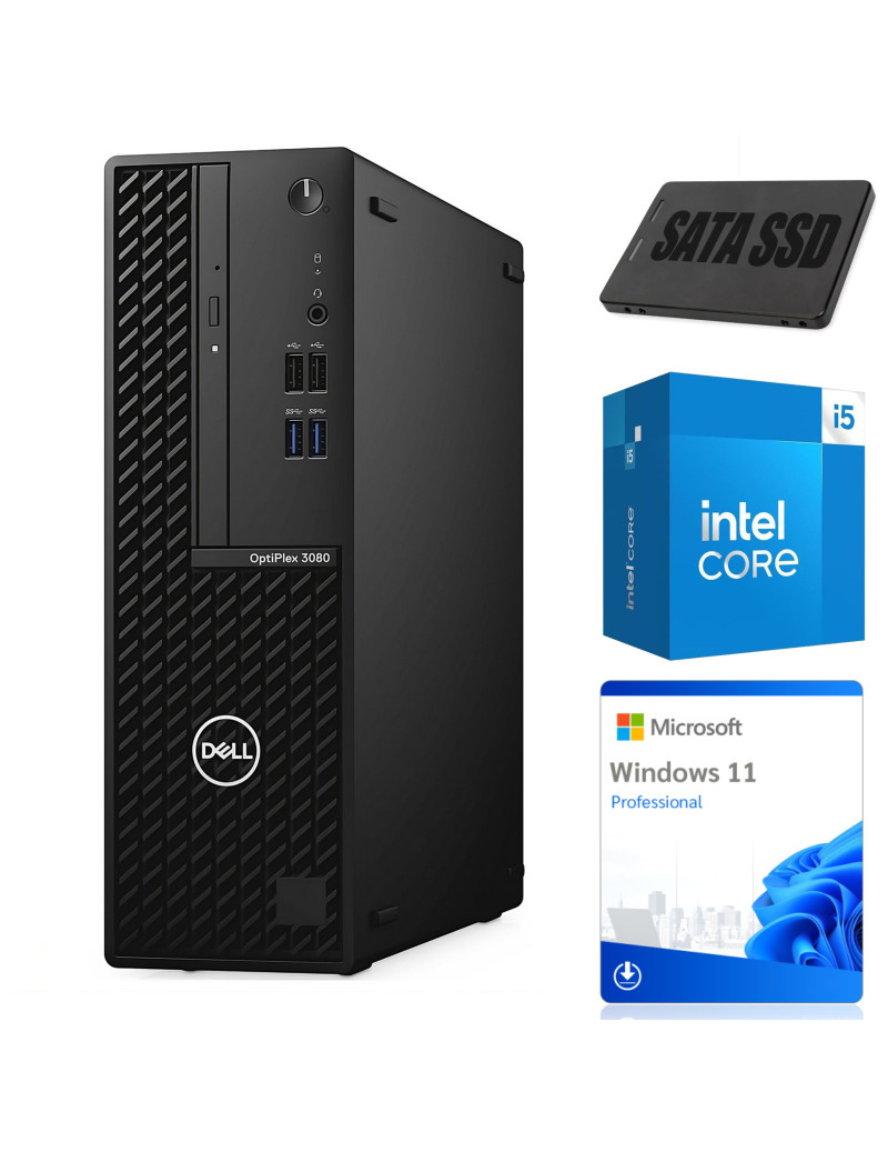 Komputer Stacjonarny Dell OptiPlex 3080 Slim SFF i5-10500 16GB 128GB Win11Pro Klasa A