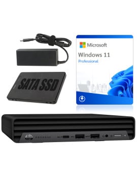 Miniaturowy komputer HP ProDesk 400 G6 Mini i5-10500T 8GB 512GB SSD Win11Pro WiFi Klasa A