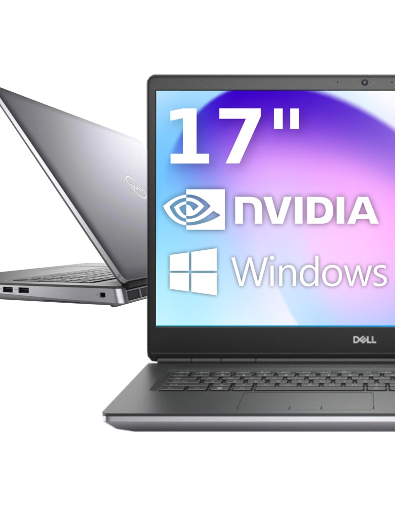Laptop Dell Precision 7750 I7-10750H 16GB 512GB NVMe Quadro RTX 3000 Max-Q FHD Win11Pro