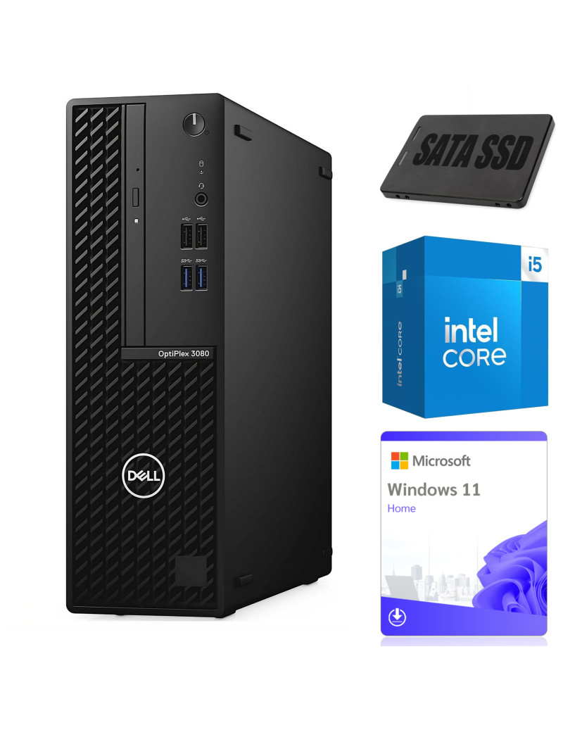 KOMPUTER STACJONARNY DELL OPTIPLEX 3080 SLIM SFF i5-10500 8GB 256GB W11H KL A