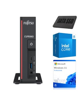 Miniaturowy komputer FUJITSU ESPRIMO G5010 i5-10400T 16GB 256GB SSD W11P WIFI Klasa A