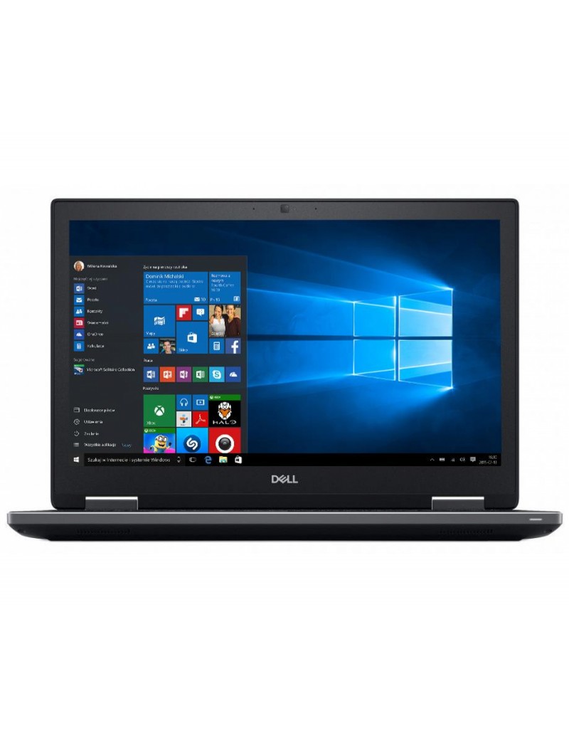 Laptop Dell Precision 7730 i7-8850H 16GB 2 x 512GB SSD UHD Quadro P4200 Win11Pro