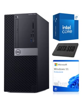 Komputer Stacjonarny Dell OptiPlex 7060 Tower i7-8700 4GB 256GB SSD Win11Pro Klasa A