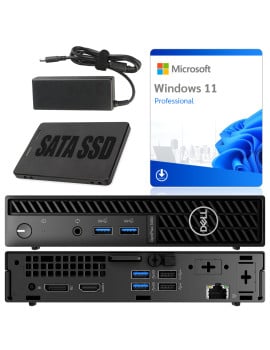 Miniaturowy komputer Dell OptiPlex 3000 Micro i5-12500T 16GB 256GB SSD Win11Pro Klasa A