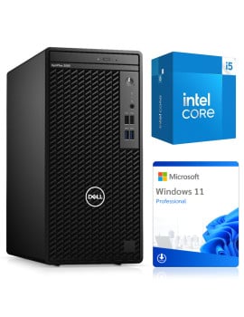 Komputer Stacjonarny Dell OptiPlex 3080 Tower i5-10500 8GB 250GB HDD W11P Klasa A