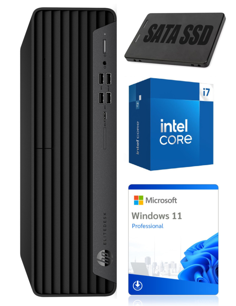 Komputer Stacjonarny HP EliteDesk 800 G6 SFF i7-10700 16GB 256GB SSD Win11Pro Klasa A