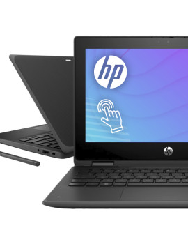 Laptop HP Pro X360 Fortis 11 G9 CELERON N5100 8GB 128GB SSD HD Dotyk NOCOA Czarny
