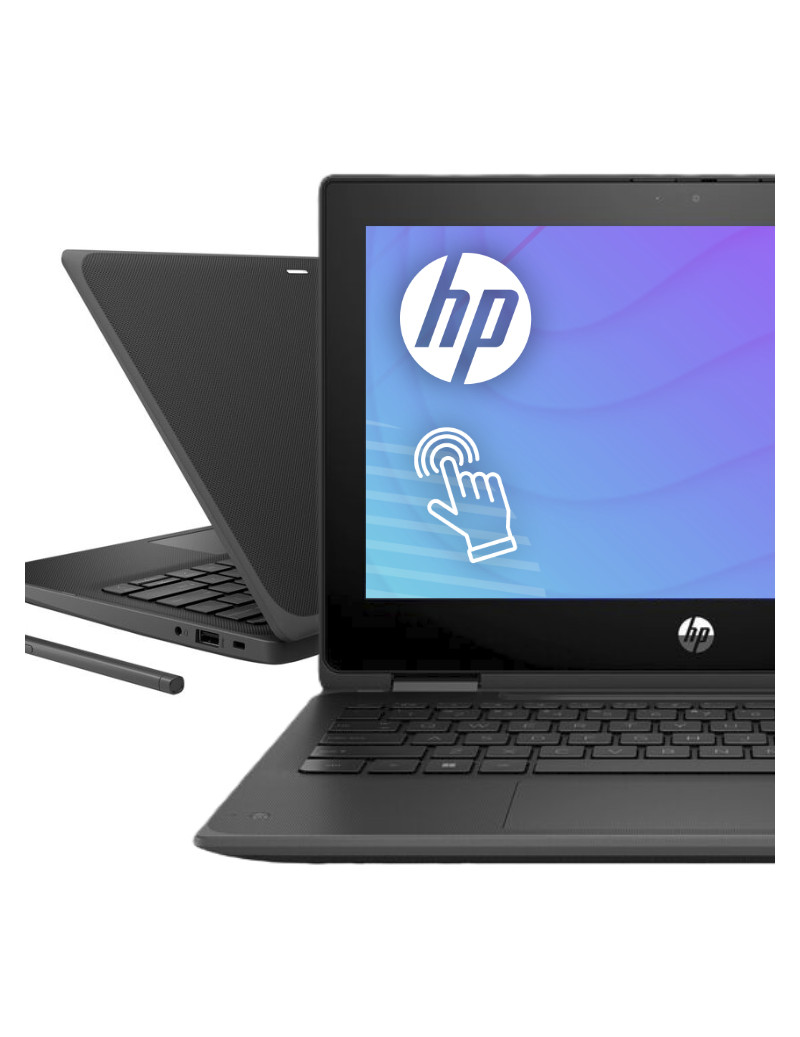 Laptop HP Pro X360 Fortis 11 G9 CELERON N5100 8GB 128GB SSD HD Dotyk NOCOA Czarny